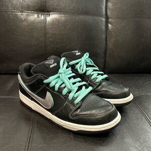 Nike sb dunk low diamond supply black